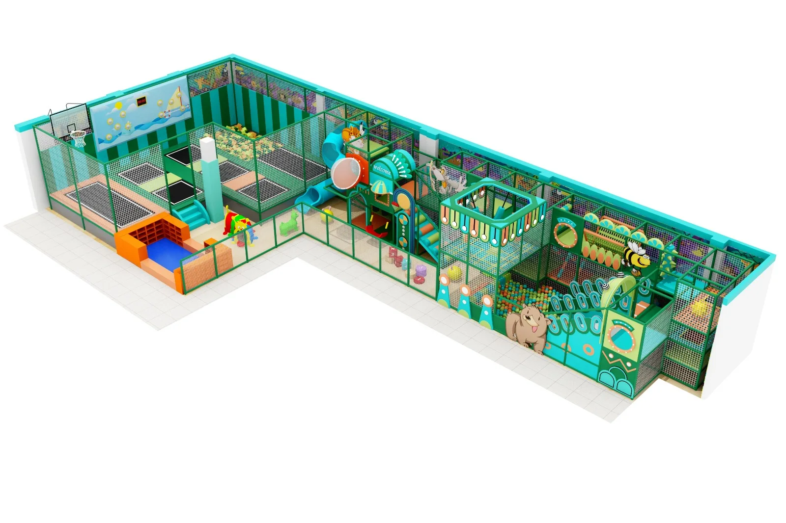 Loc de joaca modular interior JPI119