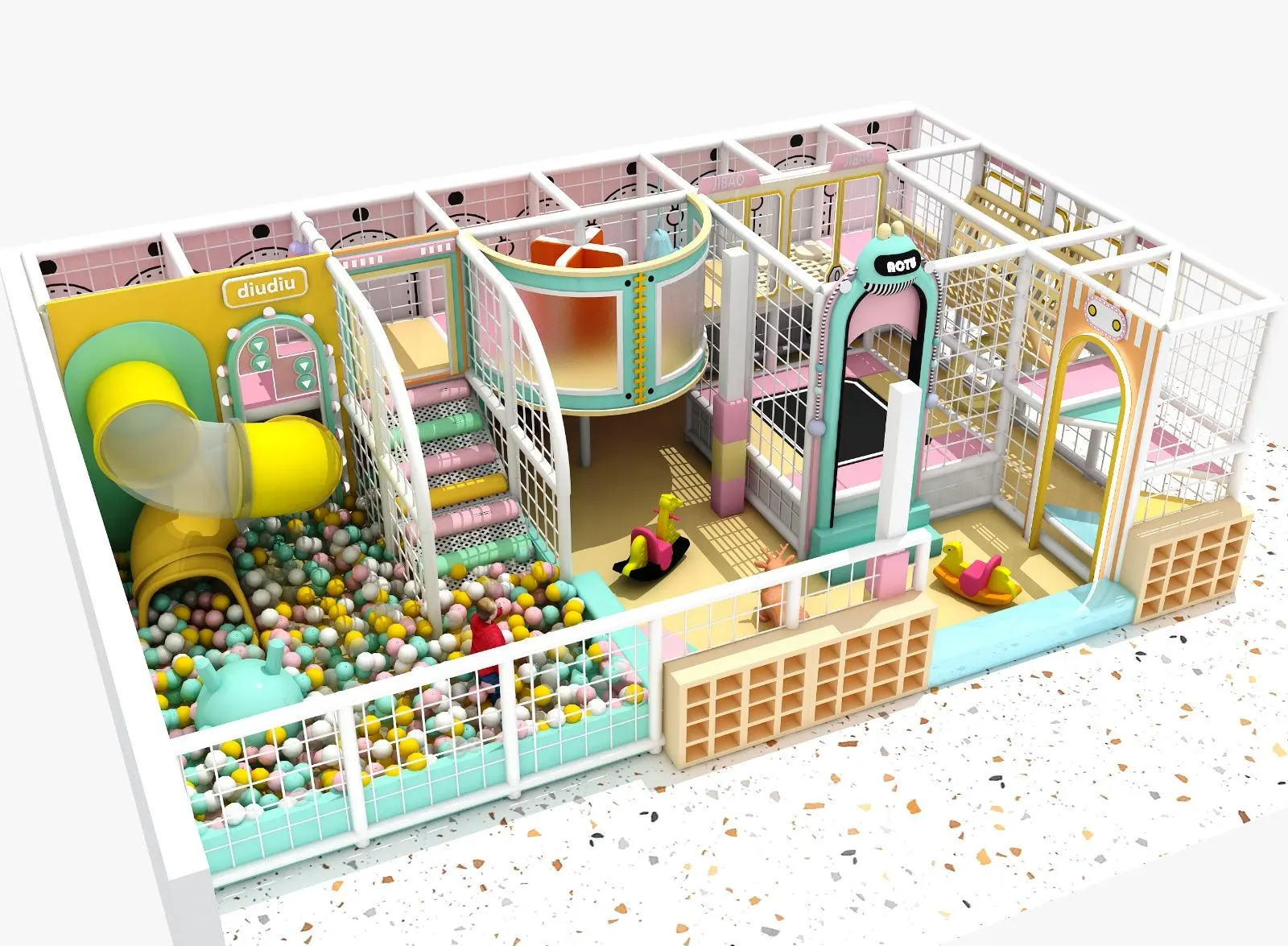 Loc de joaca modular interior JPI107