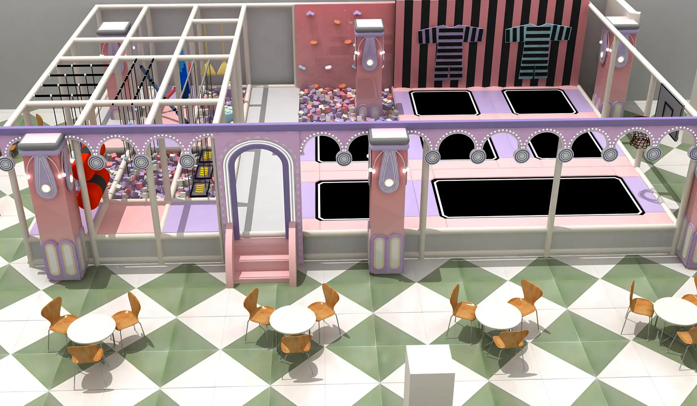 Loc de joaca modular interior JPI113