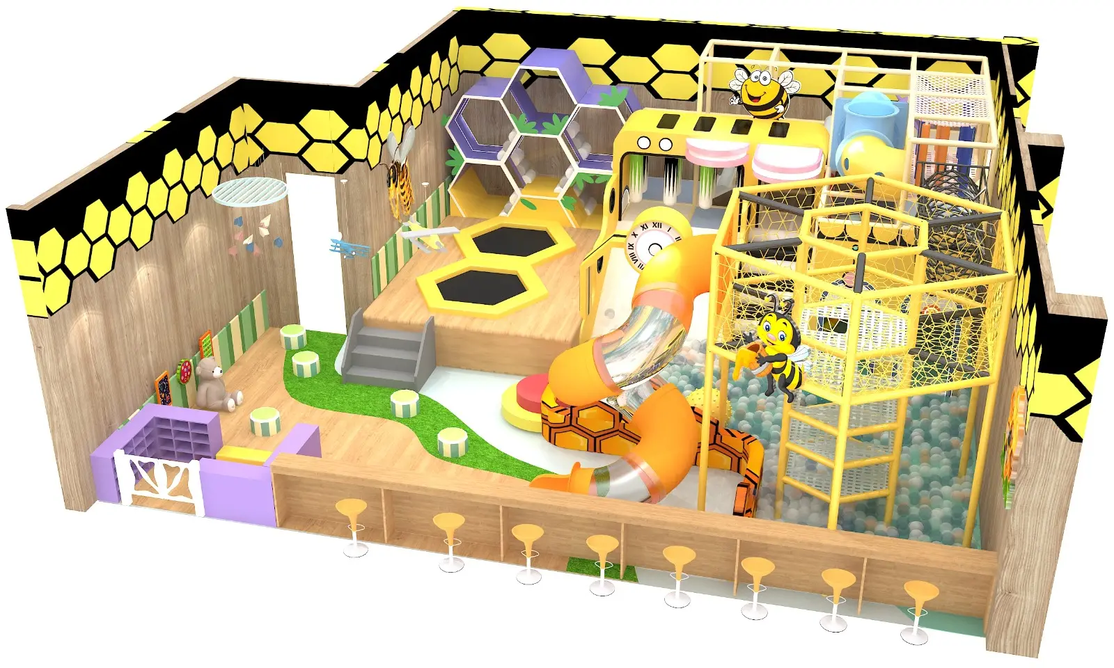 Loc de joaca modular interior JPI133